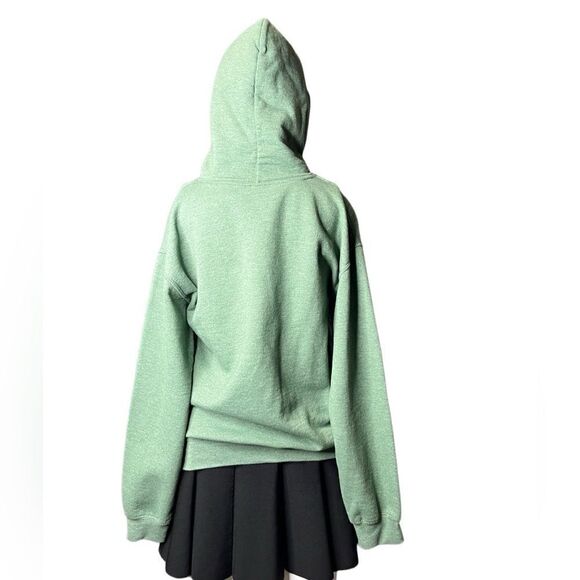 Gildan Mo-Ranch Pullover Sweatshirt Hoodie Green Size Small - Picture 2 of 3